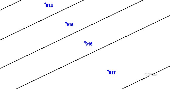 Parcela st. 374/51 v KÚ Tupec, Katastrální mapa