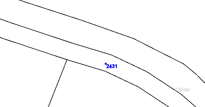 Parcela st. 2079/14 v KÚ Rankov u Trhových Svinů, Katastrální mapa
