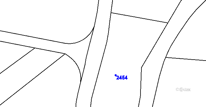 Parcela st. 2096/15 v KÚ Rankov u Trhových Svinů, Katastrální mapa