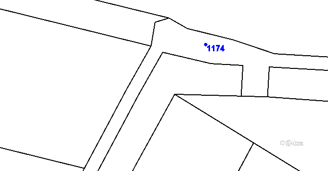 Parcela st. 527/8 v KÚ Vestec nad Mrlinou, Katastrální mapa