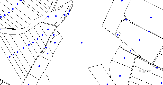 Parcela st. 479 v KÚ Vevčice, Katastrální mapa