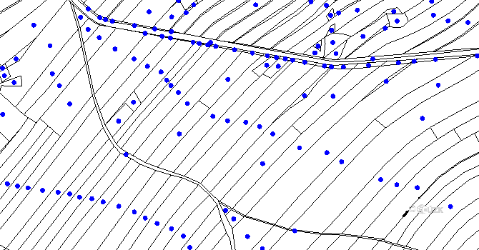 Parcela st. 491 v KÚ Vidonín, Katastrální mapa