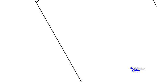 Parcela st. 598 v KÚ Víchovská Lhota, Katastrální mapa
