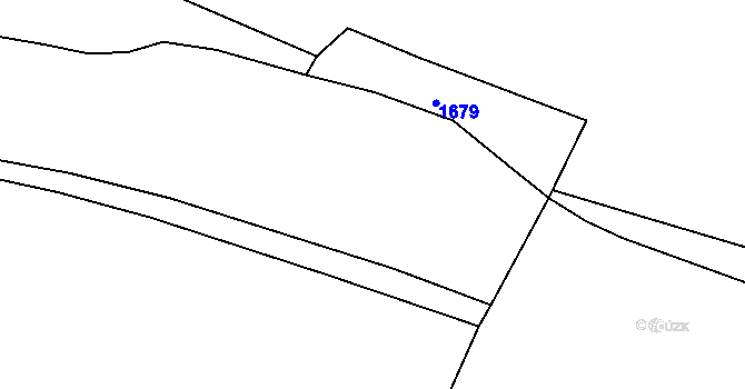 Parcela st. 718/2 v KÚ Vílanec, Katastrální mapa
