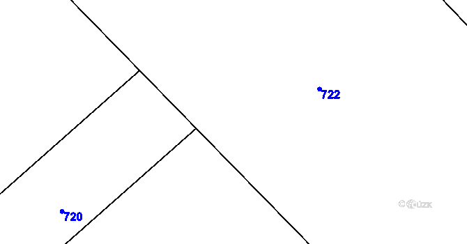 Parcela st. 339/42 v KÚ Lýsky, Katastrální mapa