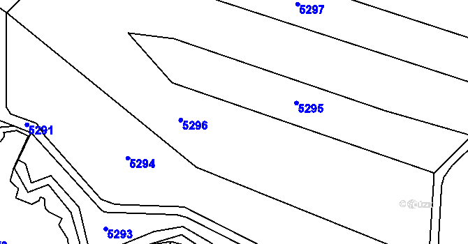 Parcela st. 4045/3 v KÚ Vítonice u Bystřice pod Hostýnem, Katastrální mapa