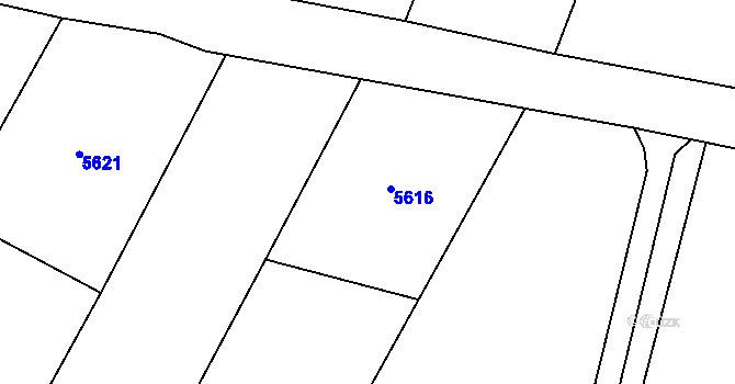 Parcela st. 4470/4 v KÚ Vítonice u Bystřice pod Hostýnem, Katastrální mapa