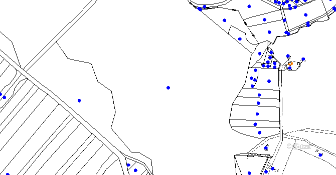 Parcela st. 458 v KÚ Svinky, Katastrální mapa
