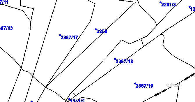 Parcela st. 2261 v KÚ Dolní Vlčkovice, Katastrální mapa