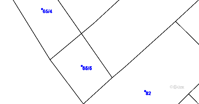 Parcela st. 77/4 v KÚ Opatovice u Světlé nad Sázavou, Katastrální mapa