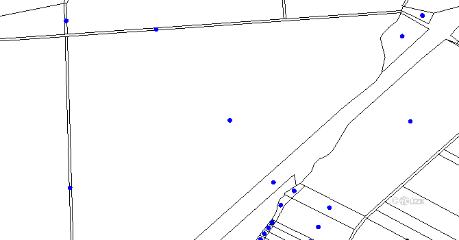 Parcela st. 345 v KÚ Vlkoš u Přerova, Katastrální mapa