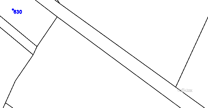 Parcela st. 190/38 v KÚ Malešín u Vodice, Katastrální mapa