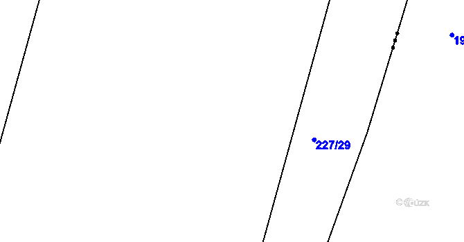Parcela st. 227/2 v KÚ Bubovice u Březnice, Katastrální mapa