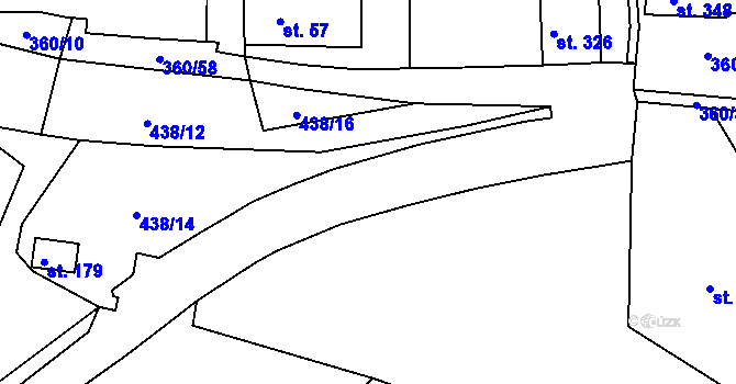 Parcela st. 475/39 v KÚ Vonoklasy, Katastrální mapa