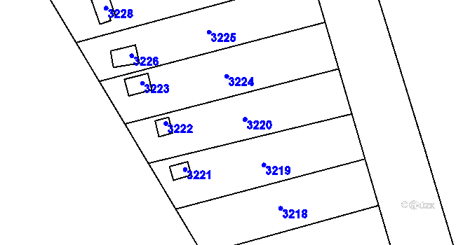 Parcela st. 280/6 v KÚ Vranovice nad Svratkou, Katastrální mapa
