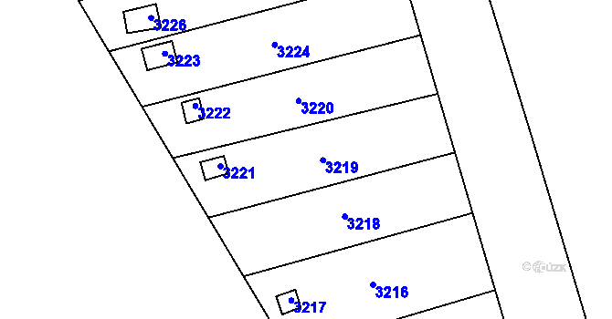 Parcela st. 280/7 v KÚ Vranovice nad Svratkou, Katastrální mapa
