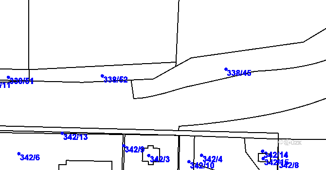 Parcela st. 484/7 v KÚ Vráto, Katastrální mapa