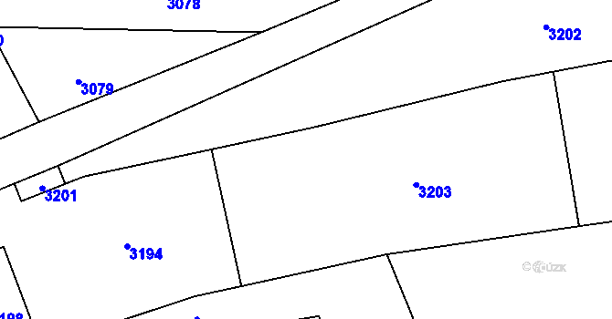 Parcela st. 449/17 v KÚ Vráž u Berouna, Katastrální mapa