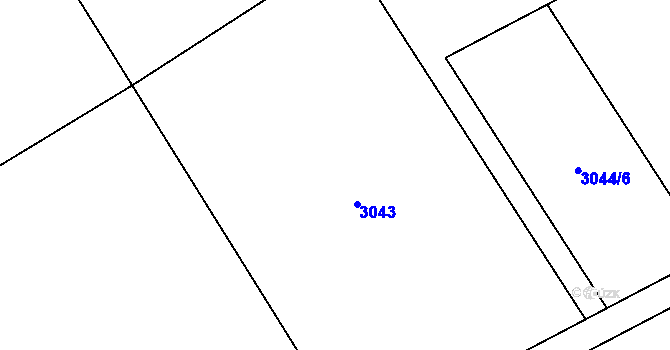 Parcela st. 473/2 v KÚ Vráž u Berouna, Katastrální mapa