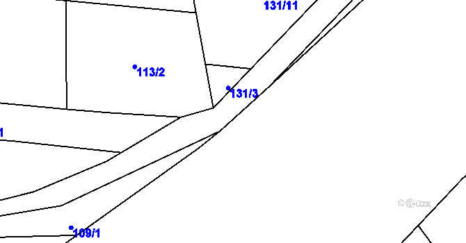 Parcela st. 323/12 v KÚ Vráž u Berouna, Katastrální mapa