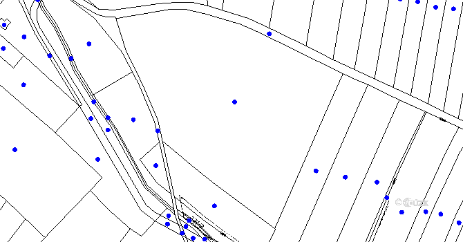 Parcela st. 72 v KÚ Vražkov, Katastrální mapa