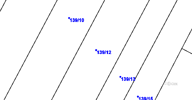 Parcela st. 139/12 v KÚ Vrbka u Opavy, Katastrální mapa