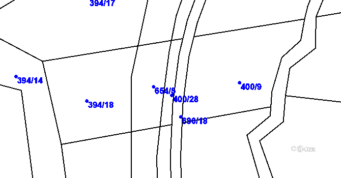 Parcela st. 680/17 v KÚ Malá Víska u Klatov, Katastrální mapa