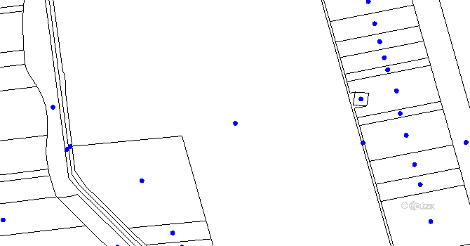 Parcela st. 3319 v KÚ Vrchoslavice, Katastrální mapa