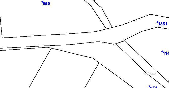 Parcela st. 88/52 v KÚ Vršovice u Loun, Katastrální mapa