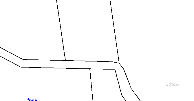 Parcela st. 235/5 v KÚ Vršovice u Loun, Katastrální mapa