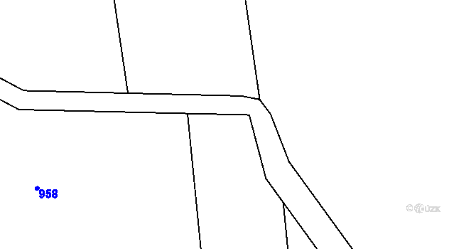 Parcela st. 235/6 v KÚ Vršovice u Loun, Katastrální mapa