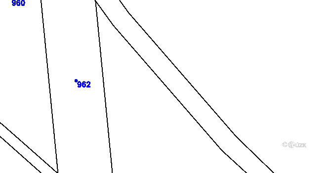 Parcela st. 235/16 v KÚ Vršovice u Loun, Katastrální mapa