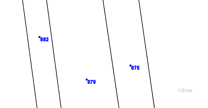Parcela st. 300/35 v KÚ Vršovice u Loun, Katastrální mapa
