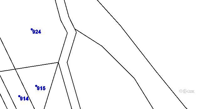 Parcela st. 300/48 v KÚ Vršovice u Loun, Katastrální mapa