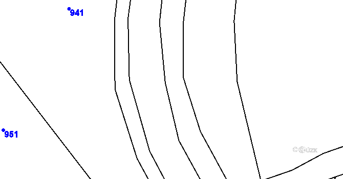 Parcela st. 300/62 v KÚ Vršovice u Loun, Katastrální mapa