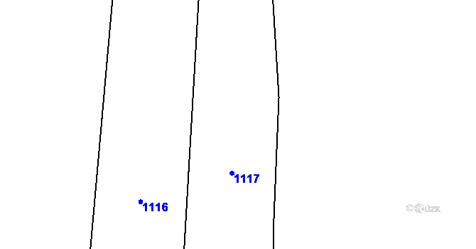 Parcela st. 540/5 v KÚ Vršovice u Loun, Katastrální mapa