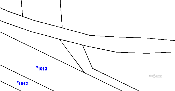 Parcela st. 765/18 v KÚ Vršovice u Loun, Katastrální mapa