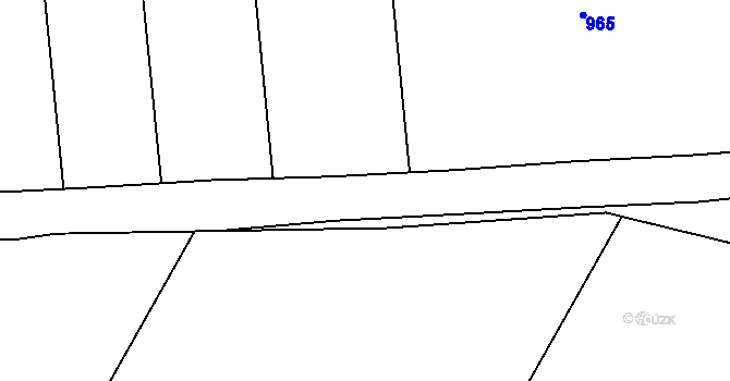 Parcela st. 765/45 v KÚ Vršovice u Loun, Katastrální mapa