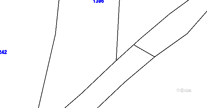 Parcela st. 781/4 v KÚ Vršovice u Loun, Katastrální mapa