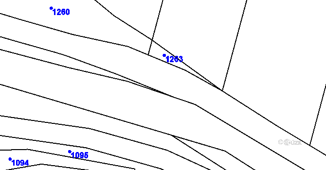 Parcela st. 781/10 v KÚ Vršovice u Loun, Katastrální mapa