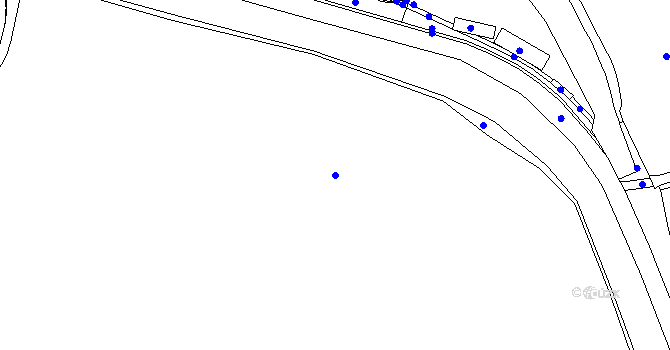 Parcela st. 12599 v KÚ Vsetín, Katastrální mapa
