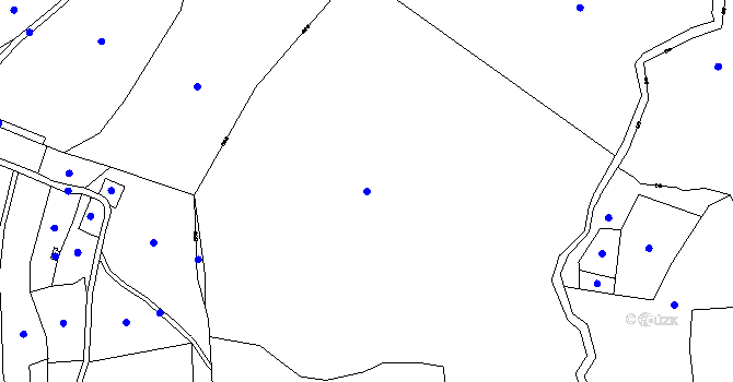 Parcela st. 12204/1 v KÚ Vsetín, Katastrální mapa