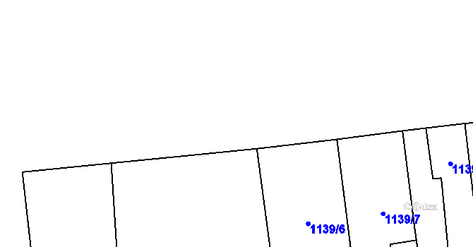 Parcela st. 1139/12 v KÚ Všechovice, Katastrální mapa