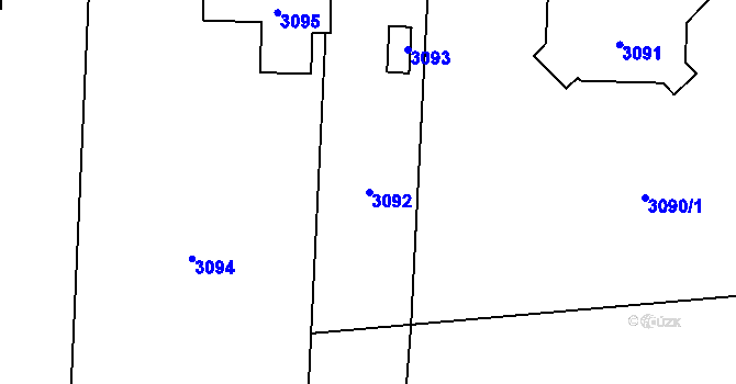 Parcela st. 479/8 v KÚ Všenory, Katastrální mapa