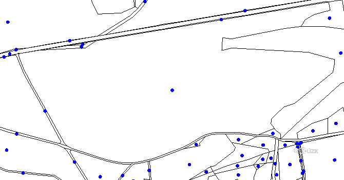 Parcela st. 498/7 v KÚ Všeradov, Katastrální mapa