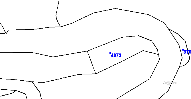 Parcela st. 420/2 v KÚ Vyskeř, Katastrální mapa