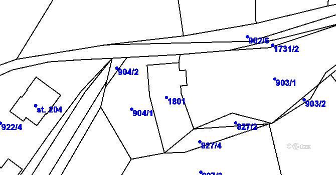 Parcela st. 87 v KÚ Vyskytná nad Jihlavou, Katastrální mapa