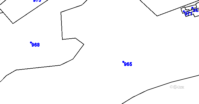 Parcela st. 379/17 v KÚ Rváčov u Hlinska, Katastrální mapa