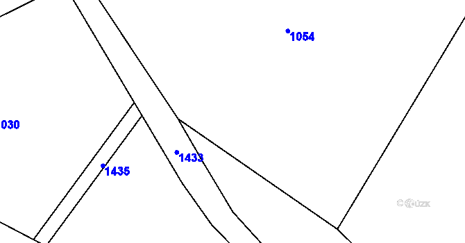 Parcela st. 142/27 v KÚ Rváčov u Hlinska, Katastrální mapa