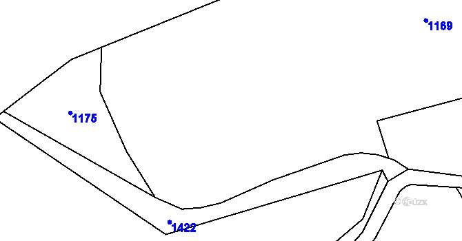 Parcela st. 457/7 v KÚ Rváčov u Hlinska, Katastrální mapa